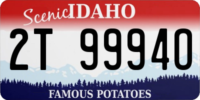 ID license plate 2T9994O