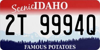 ID license plate 2T9994Q