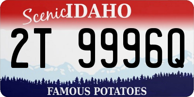 ID license plate 2T9996Q