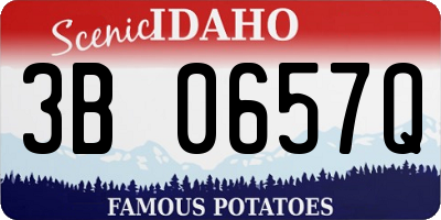 ID license plate 3B0657Q