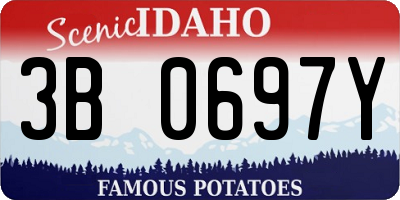ID license plate 3B0697Y