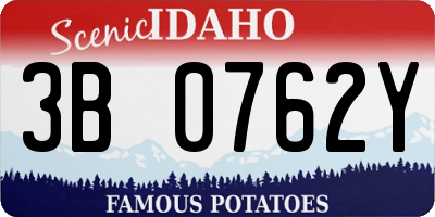 ID license plate 3B0762Y