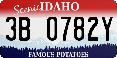 ID license plate 3B0782Y
