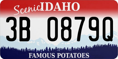 ID license plate 3B0879Q