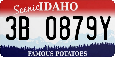 ID license plate 3B0879Y