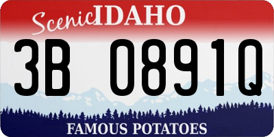 ID license plate 3B0891Q