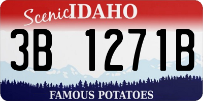 ID license plate 3B1271B