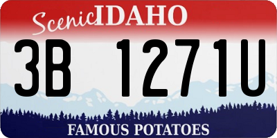 ID license plate 3B1271U