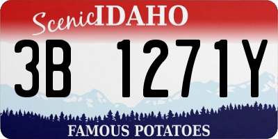 ID license plate 3B1271Y