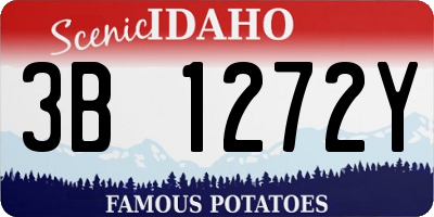 ID license plate 3B1272Y