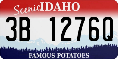 ID license plate 3B1276Q