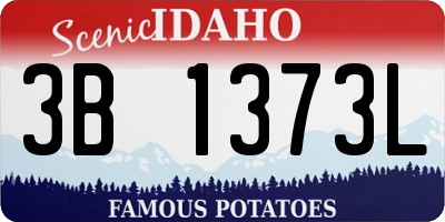 ID license plate 3B1373L