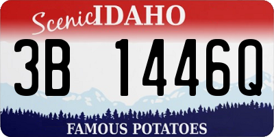 ID license plate 3B1446Q