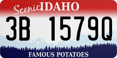 ID license plate 3B1579Q