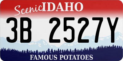ID license plate 3B2527Y