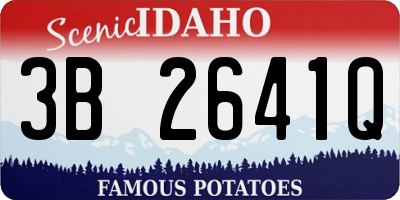 ID license plate 3B2641Q