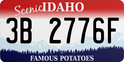 ID license plate 3B2776F