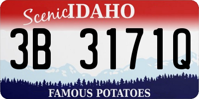 ID license plate 3B3171Q
