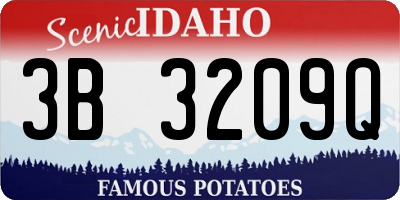 ID license plate 3B3209Q