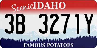 ID license plate 3B3271Y
