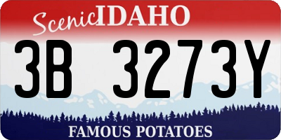ID license plate 3B3273Y