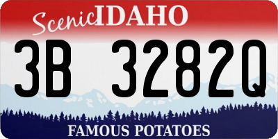 ID license plate 3B3282Q