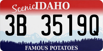 ID license plate 3B3519Q