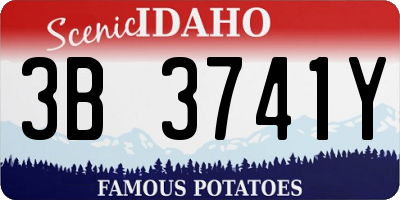 ID license plate 3B3741Y