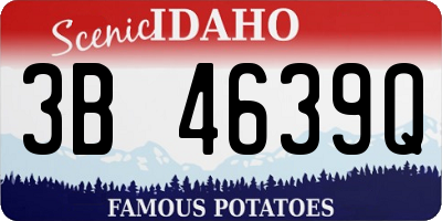 ID license plate 3B4639Q