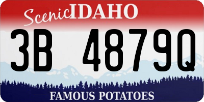 ID license plate 3B4879Q