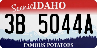 ID license plate 3B5044A