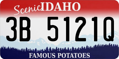 ID license plate 3B5121Q