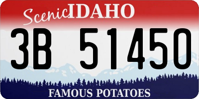 ID license plate 3B5145O