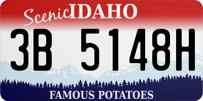 ID license plate 3B5148H