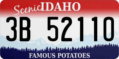 ID license plate 3B5211O