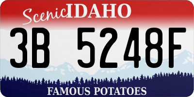 ID license plate 3B5248F