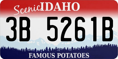ID license plate 3B5261B