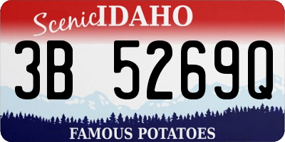ID license plate 3B5269Q