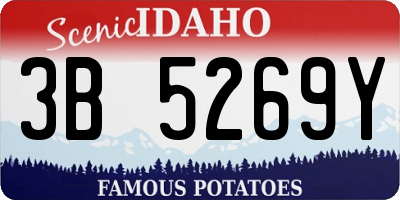 ID license plate 3B5269Y