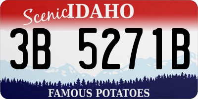 ID license plate 3B5271B