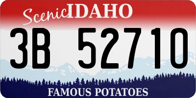 ID license plate 3B5271O