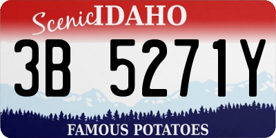 ID license plate 3B5271Y