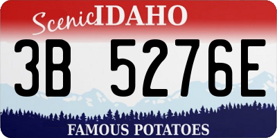 ID license plate 3B5276E
