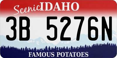 ID license plate 3B5276N