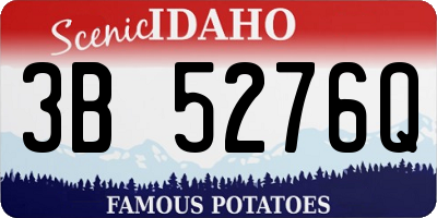 ID license plate 3B5276Q