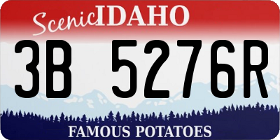 ID license plate 3B5276R