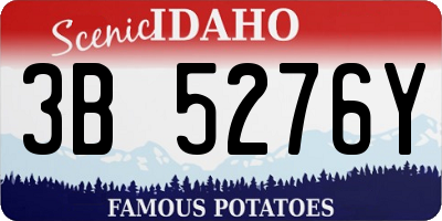 ID license plate 3B5276Y