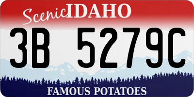 ID license plate 3B5279C
