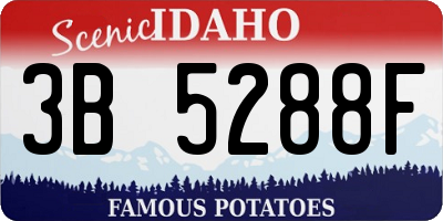 ID license plate 3B5288F