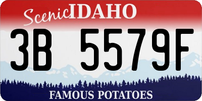 ID license plate 3B5579F